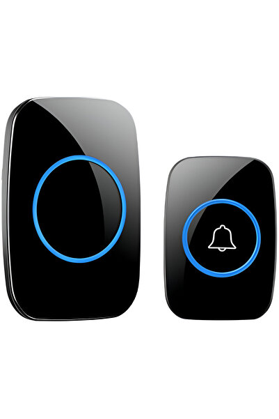 anaway shopping Cacazi Kablosuz Kapı Zili Uzaktan Kumandalı  (1 Buton + 1 Zil)