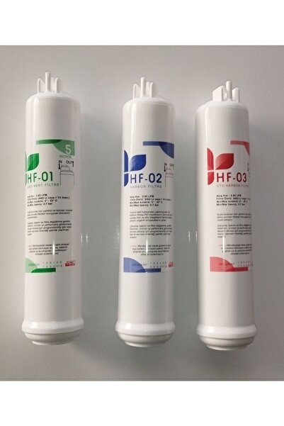 aquatürk Hf Çift Çubuklu Filitre - 3lü Kapalı Kasa Arıtma Filitresi Quick Bağlantı