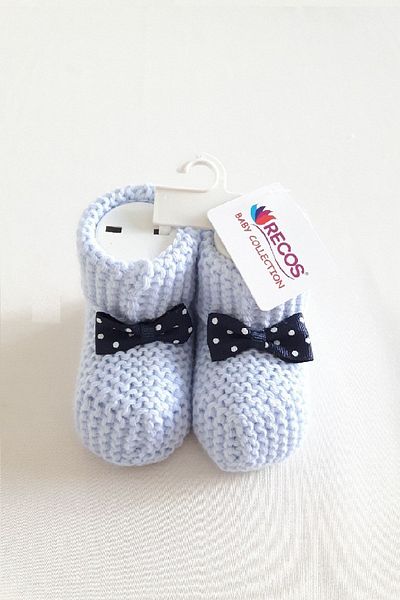 Recos Baby Booties Knitted 0-6 Months