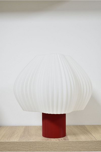 Deep Teknoloji Luminova Modern Red Lampshade