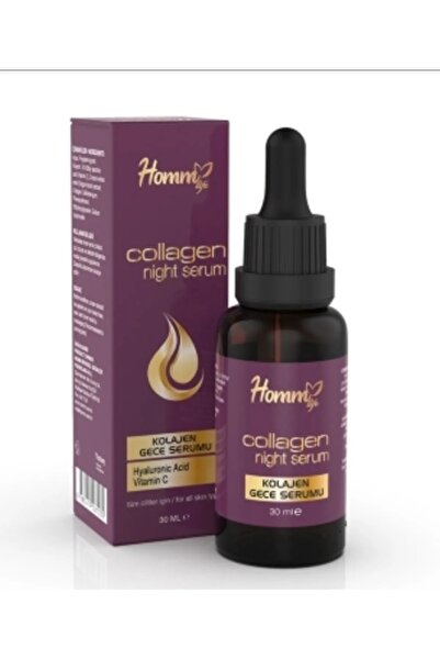 Homm Life Kolajen Kırışıklık Yaşlanma Karşıtı Gece Serumu 30 ML