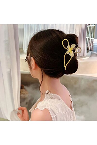 GÜLPEŞE Cataramă cu zăvor cu fundă metalică cu detalii fluture de dimensiuni ...