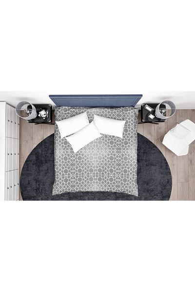MORRİVAL 100% Cotton Summer Blanket and Bedspread - 160x240 Gray