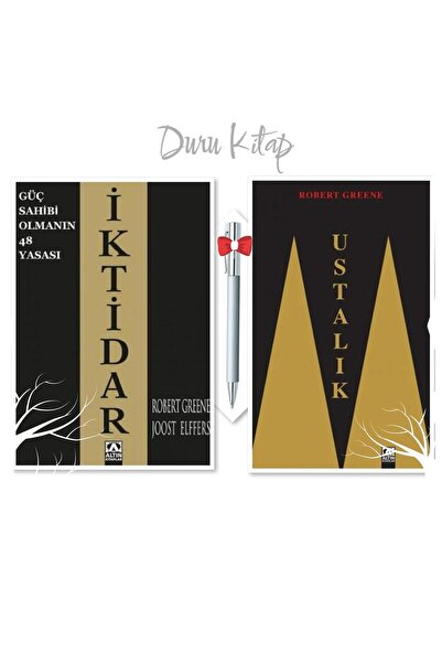 Altın Kitaplar İktidar - Ustalık (2 Kitap) Robert Greene, CAPRİCE TÜKENMEZ KALEM HEDİYELİ