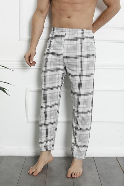 kozaneli Men's Cotton Pajama Bottoms - Model 208