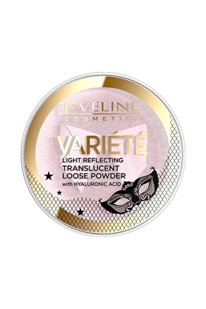 Eveline Cosmetics Mineral Pigment içeren Hyalüronik Asitli, Işık Yansıtan Yarı Saydam Toz Pudra 6 gr