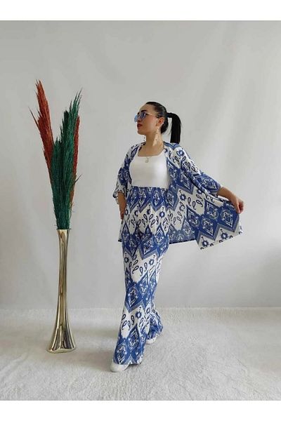 Markleydi Set kimono cu model de sus și de jos