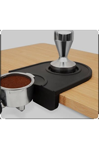 SUPREME COFFEE Tamper matı silikon siyah