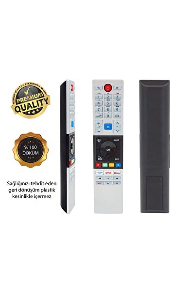 Toshiba Ct-8543 Netflix - Prime Video - Youtube Tv Tuşlu Lcd - Led Tv Kumanda