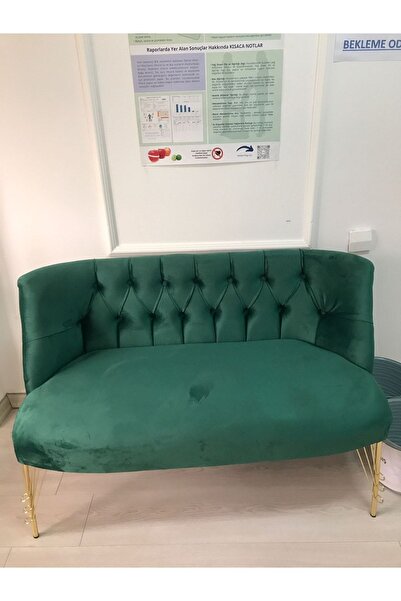 Ecem Life Yesil Ikili Cay Seti Koltuk