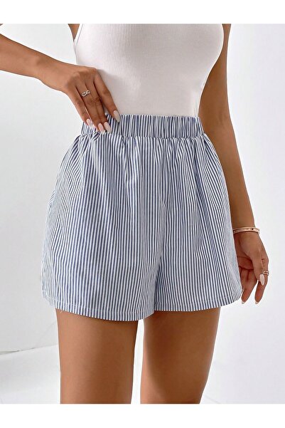 BELLA NOTTE Γυναικείο σορτς Poplin με αγκράφα και τσέπες