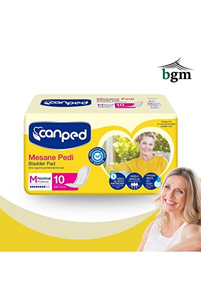 bgm Canped Kadın Mesane Pedi Normal 10 Adet -m- Idrar Kaçırmaya Özel