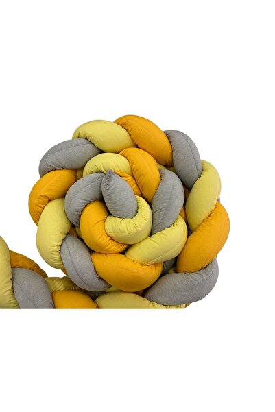 Mini Baby Tek Örgü Koruma Ve Süs Yastık Pastel Sarı