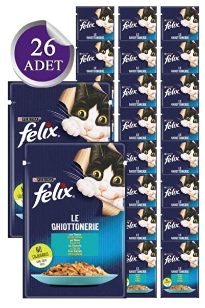 Purina Felix Ton Balıklı Yaş Kedi Maması 85 Gr X 26 Adet (yeni Paket)