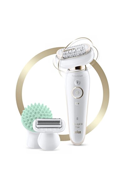 Braun Silk-épil 9 Flex7 Islak Kuru 3'ü 1 Arada Epilatör+facespa Pro 911 Yüz Epilatörü