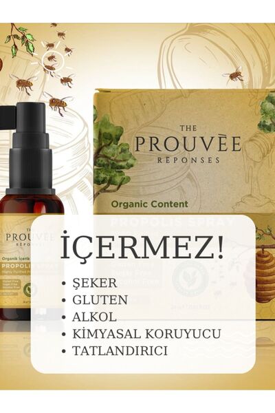 The Prouvee Reponses %100 Doğal Propolis Spreyi 24gr (160 Puf)