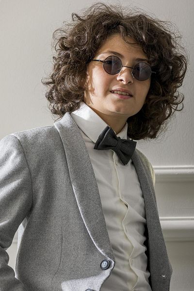 Nexactive Children's Junior Bow Tie Jacket Shirt Pants Suit Graduation Prom Eid Wedding Groom Suit 4-Piece