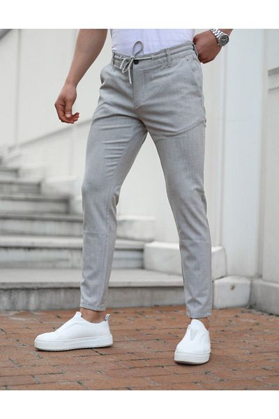 JACK CAPRİO Ανδρικό παντελόνι Jogger - Ελαστική μέση