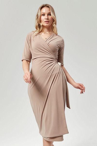 LYN MAMA Rochie de seară Valentina Stone/Mink mărime mare
