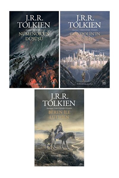 İthaki Yayınları Numenor'un Düşüşü + Gondolin'in Düşüşü + Beren ile Luthien 3...