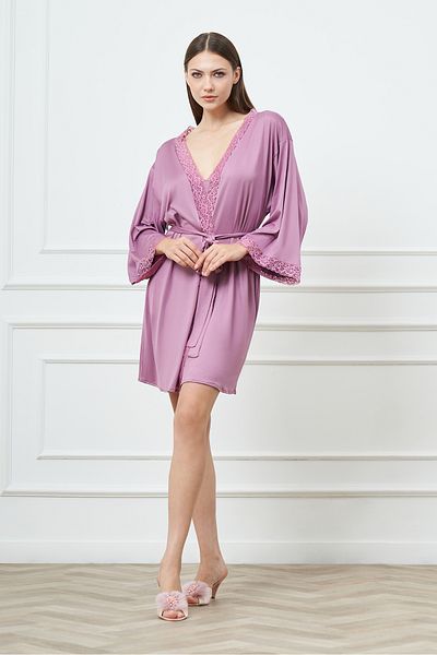 GIONA Micro Combed Cotton Fabric - Nightgown and Dressing Set