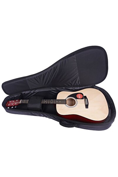 Wagon 04 Serisi Akustik Dreadnought Gitar Çantası - Siyah