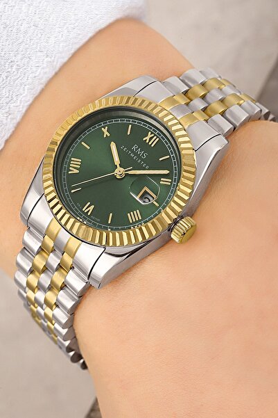 Romanson Steel Cord Steel Case with Calendar 5 Atm Waterproof Women's Wristwatch