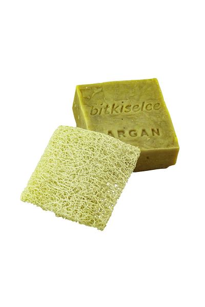 bitkiselce Pumpkin Fiber Argan Soap with Peeling Effect