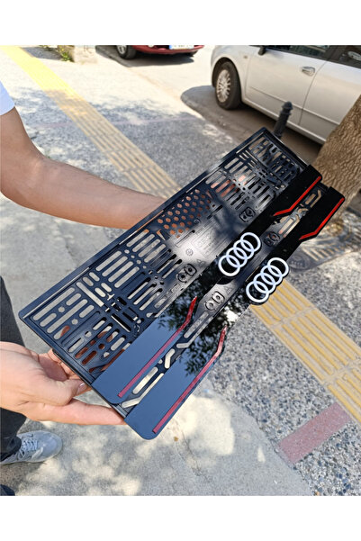 Nar Promosyon AUDİ Logolu Pleksi Plakalık 2 Adet 1 Takım