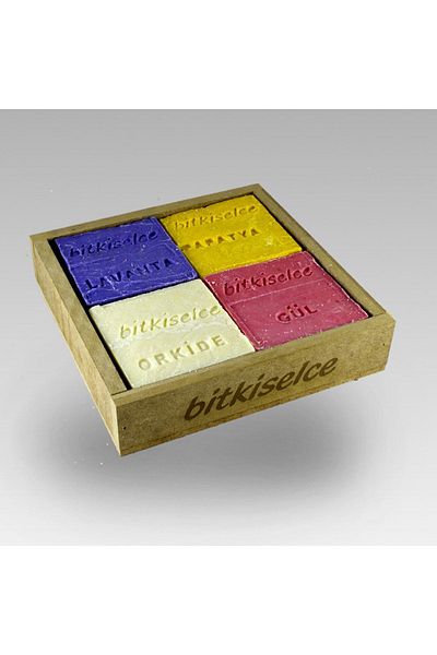 bitkiselce صابون عشبي مصنوع يدويًا من سلسلة الزهور