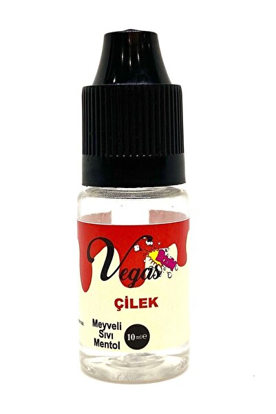 Vegas Aroma Çilekli Sıvı Mentol Topu & Içecek Aroması - 10 ml 335 Damla