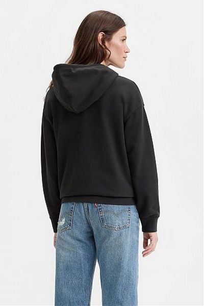 Levi's Черен стандартен дамски суитшърт с цип - A9404-0000