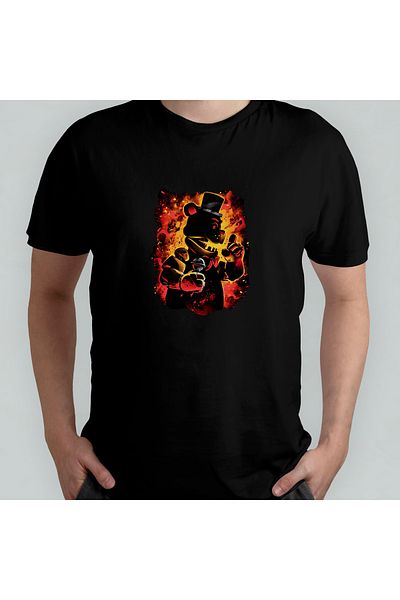 Pixxa Μπλουζάκι Freddy's Five Night 100% βαμβακερό με λαιμόκοψη - 1