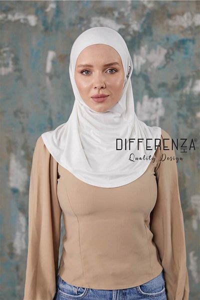 Differenza Bonnet simplu cu hologramă ecru