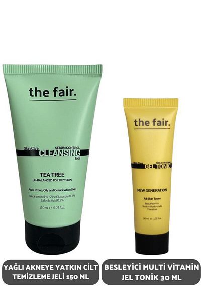the fair. Fair - 100ml Oily Acne Skin Cleansing Gel and 30ml Multi Vitamin Nourishing Tonic