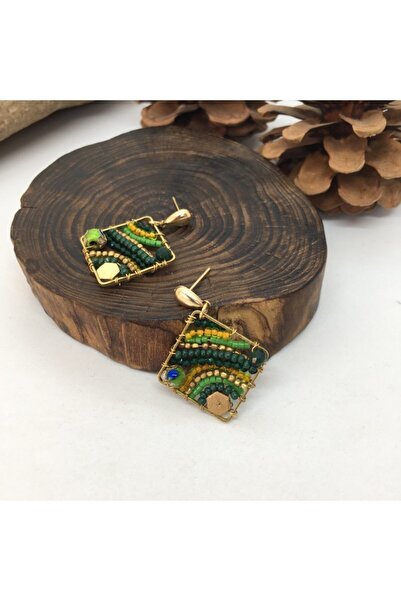 Porsuk Alternatif اليدوية العرقية أصيلة البوهيمي الهبي نسج حبة الأقراط