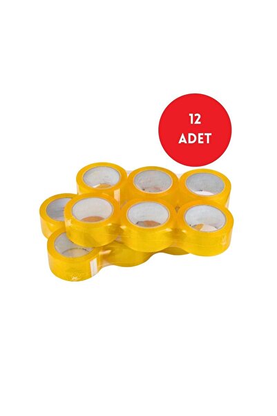 ULUSOY YAPI MARKET 12 Adet Akrilik Koli Bandı 45mmx100 Mt