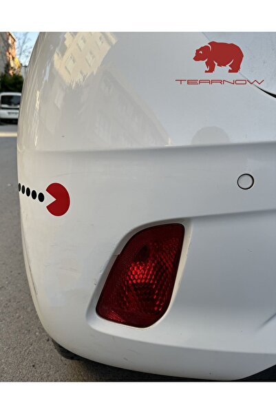 TEARNOW Pacman Sticker Otomobil, Mobilya, Beyaz eşya her alana uyumlu Suya Dayanıklı