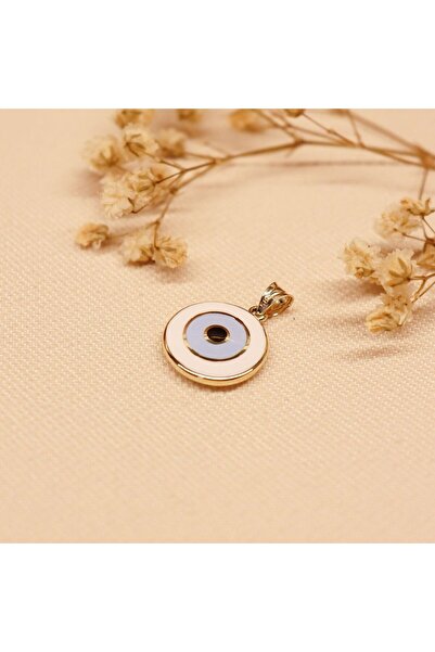 TAHAN MÜCEVHERAT Mineli Nazar Boncuğu Modern Kolye Ucu