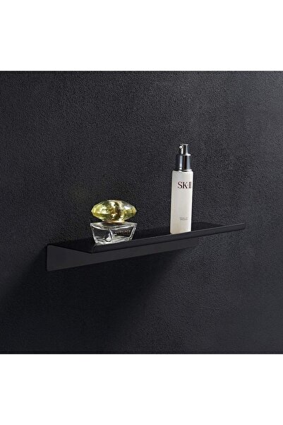 Hobi Demir Sanat Siyah Metal Z Form Duvar Rafı Banyo Mutfak Oturma Odası Duvar Rafı