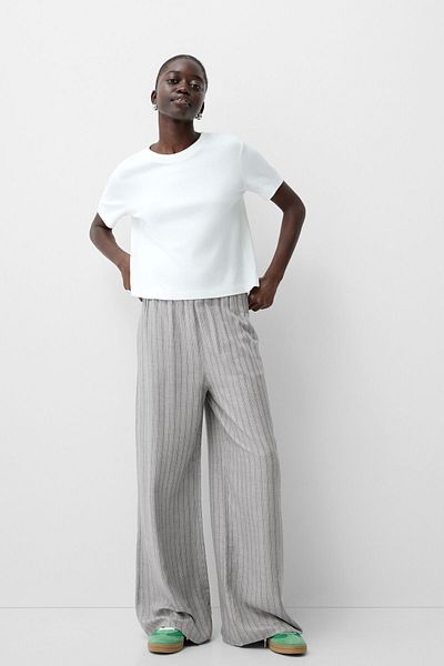 Bershka Wide Leg Pants