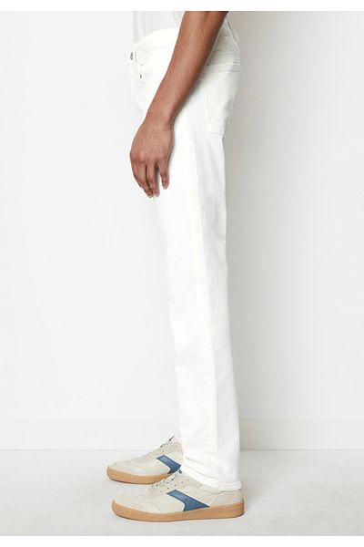 HLT JEANS Λευκό Lycra Flexible Ανδρικό Παντελόνι - HLTHE 001978