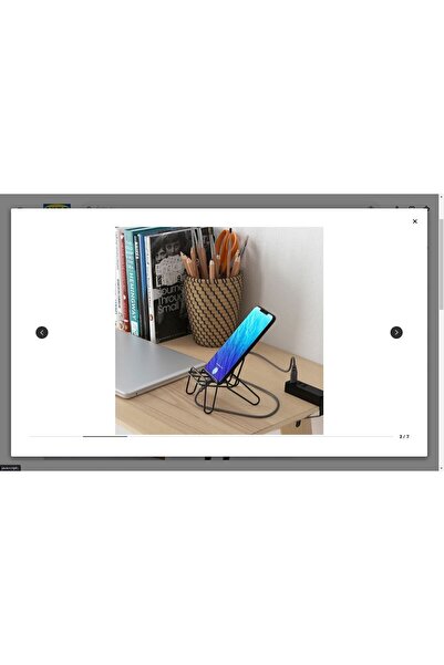 IKEA Krubbet Telefon/tablet Standı, Siyah