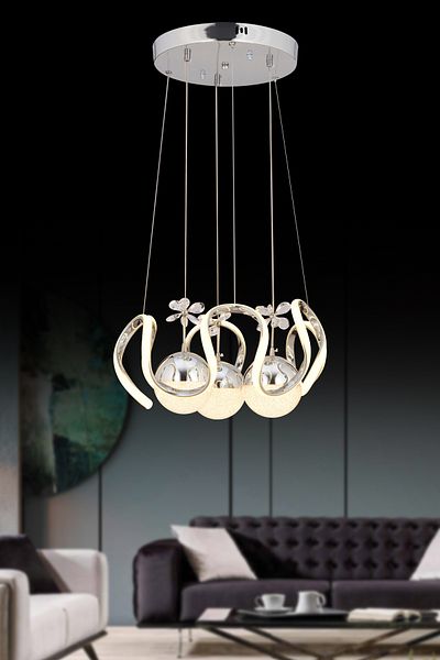 OSC HOME LED Dron 3 Work Chandelier - 3 Colors, 3 Balls
