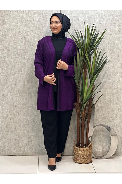 Butik büyük beden Двулицево сако