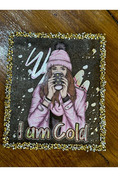 Gönülden Tasarım 13x11 cm slika devojke Sa kamenim detaljima peglačka aplikac...