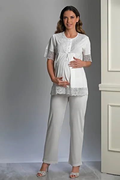 Nehirsel 3022 Maternity Pajama Dressing Gown Set