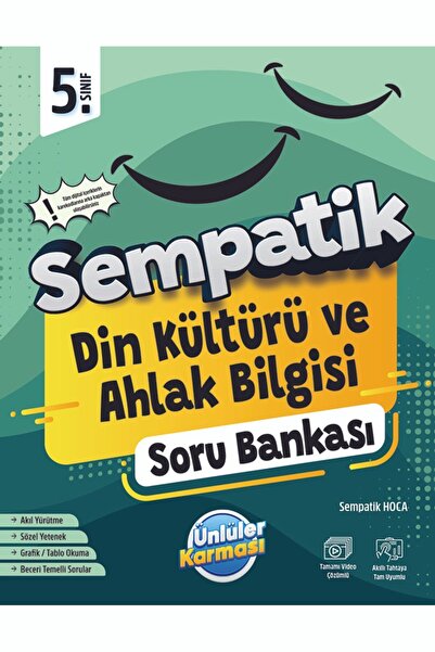 Ünlüler Karması Yayınları 5. Sınıf Sempatik Din Kültürü Ve Ahlak Bilgisi Soru...