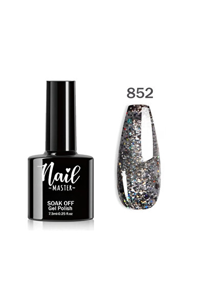Nail Master M852 Kalıcı Oje 7,3ml Simli Koyu Gümüş
