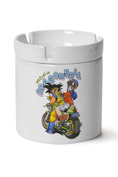 Çakilap Dragon Ball Printed Washable Porcelain Ashtray - Machine Change (Kp-Çf)